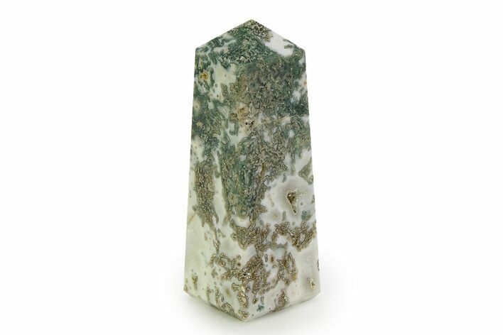 Polished Tree Agate Tower - India #343112